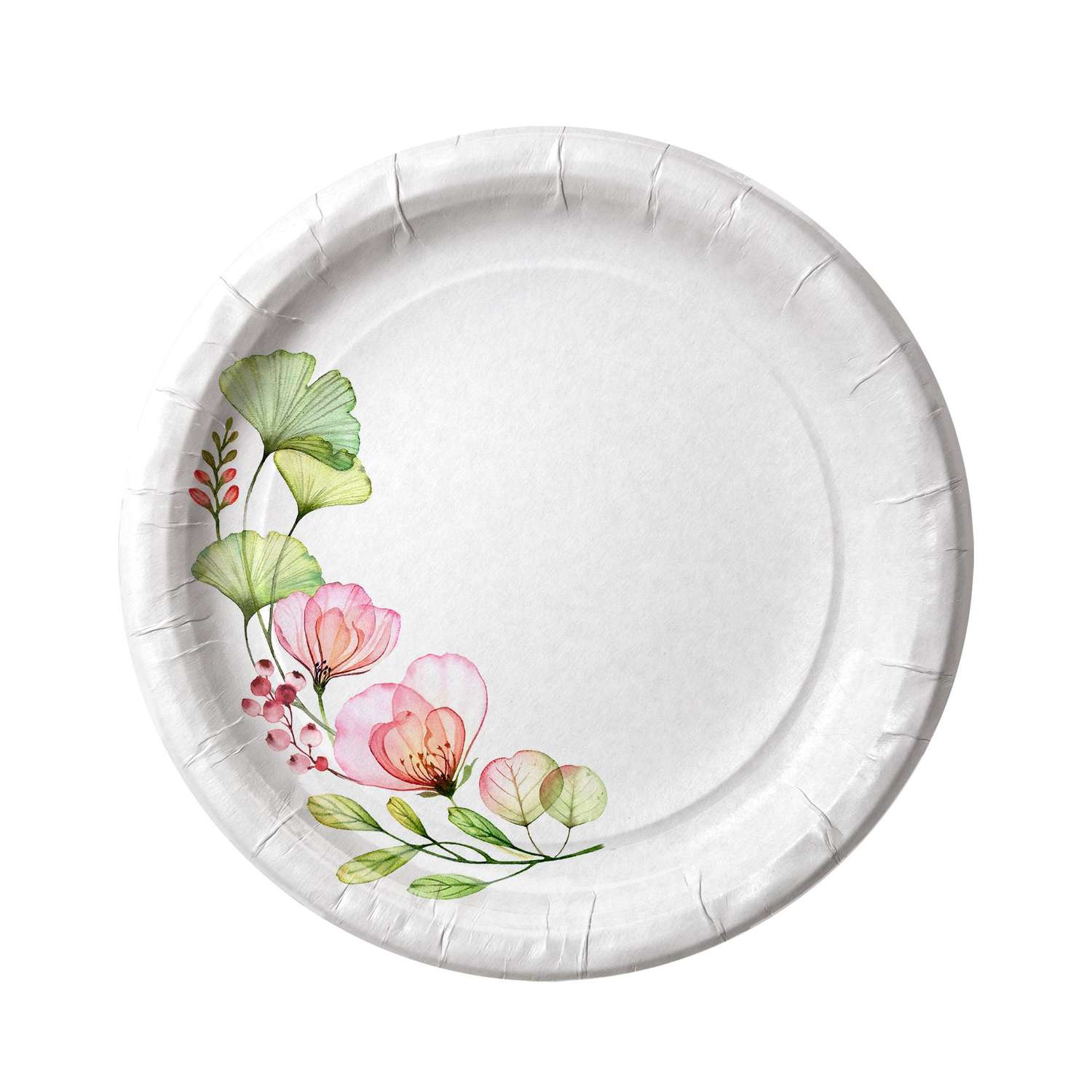 Бумажные тарелки Для праздника Цветы 230мм 6шт - фото 2