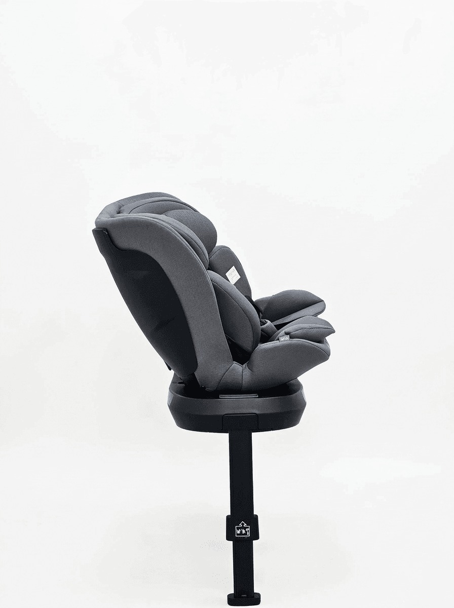 Автокресло agex Grow i-Fix Isofix 0+/1/2/3 (0-36 кг) серый - фото 7