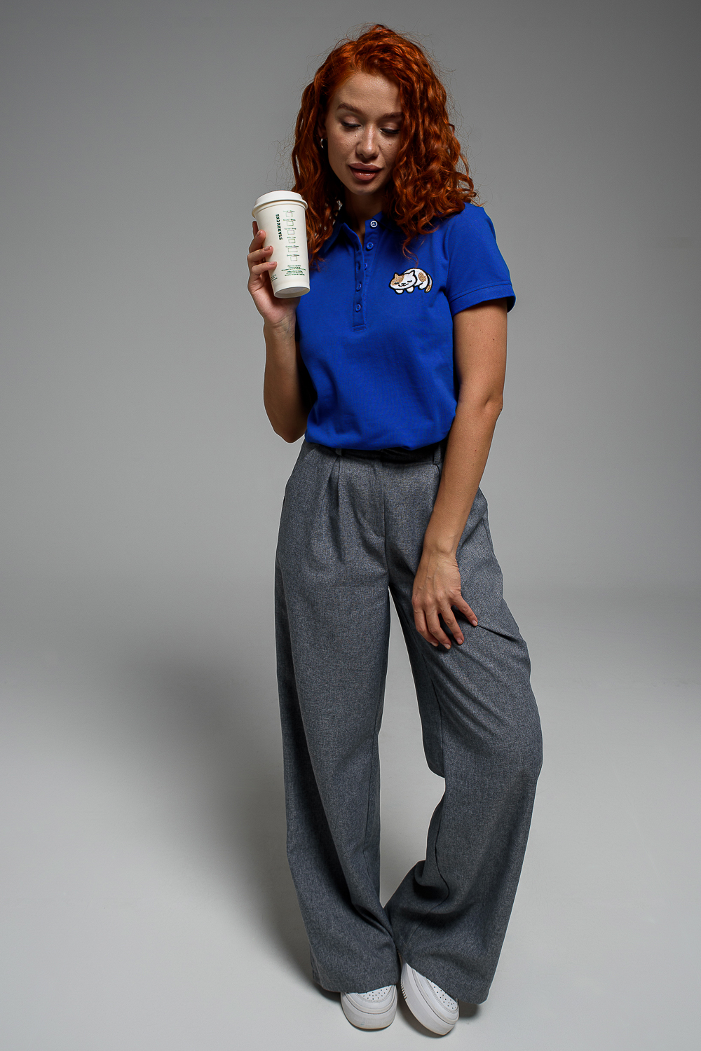 Поло Натали Суслова 8524 индиго+кот - фото 12