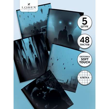 Общая тетрадь Lorex Stationery клетка 48 лист. 5 шт.