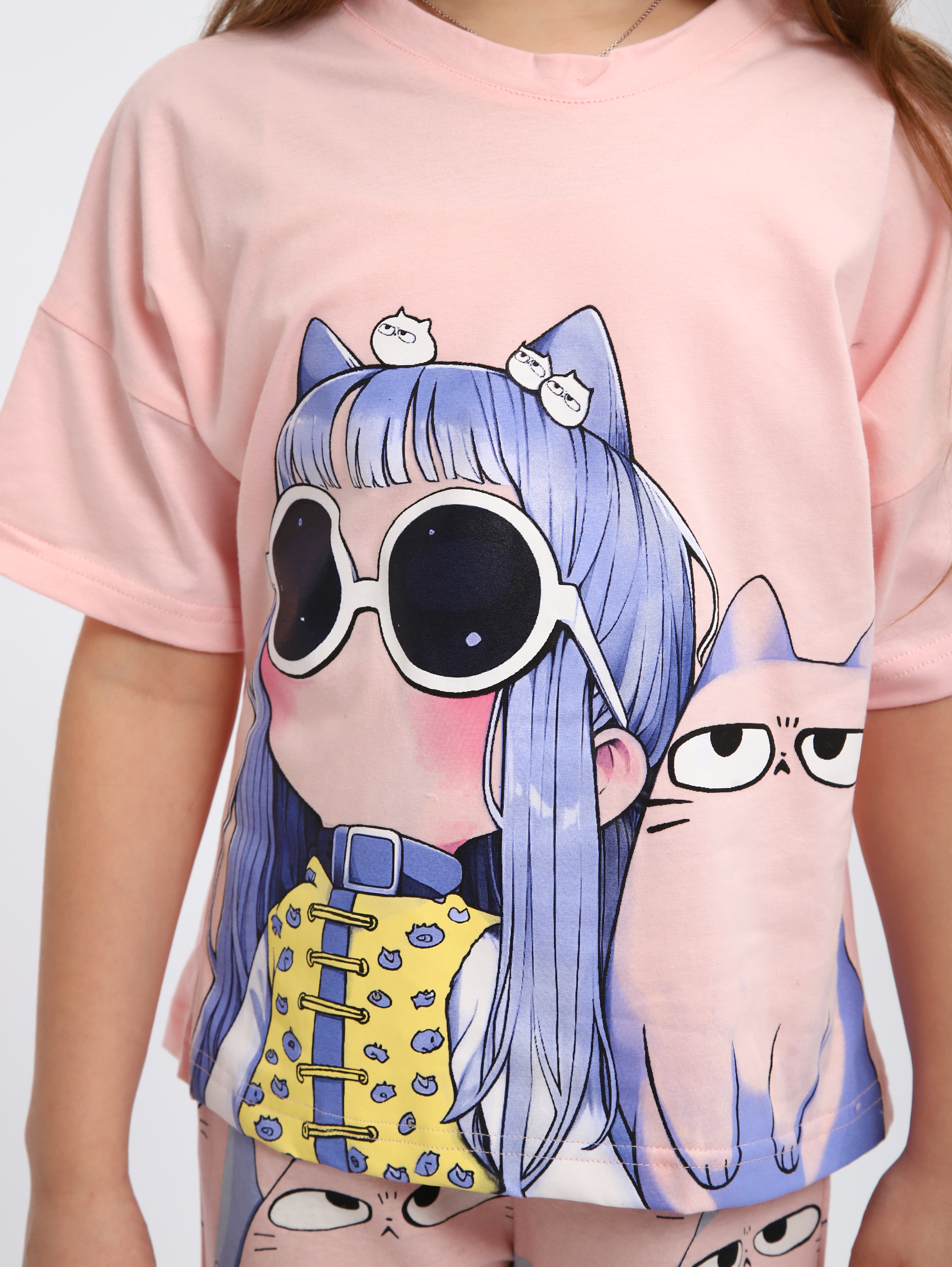 Пижама ЛАДОШКИ Пижама Друзья розовый - фото 10