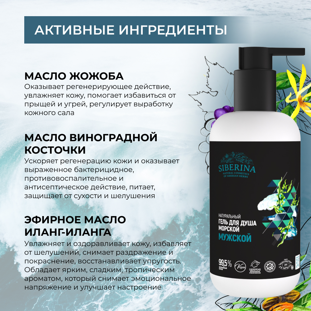 Гель Siberina 200 мл - фото 4