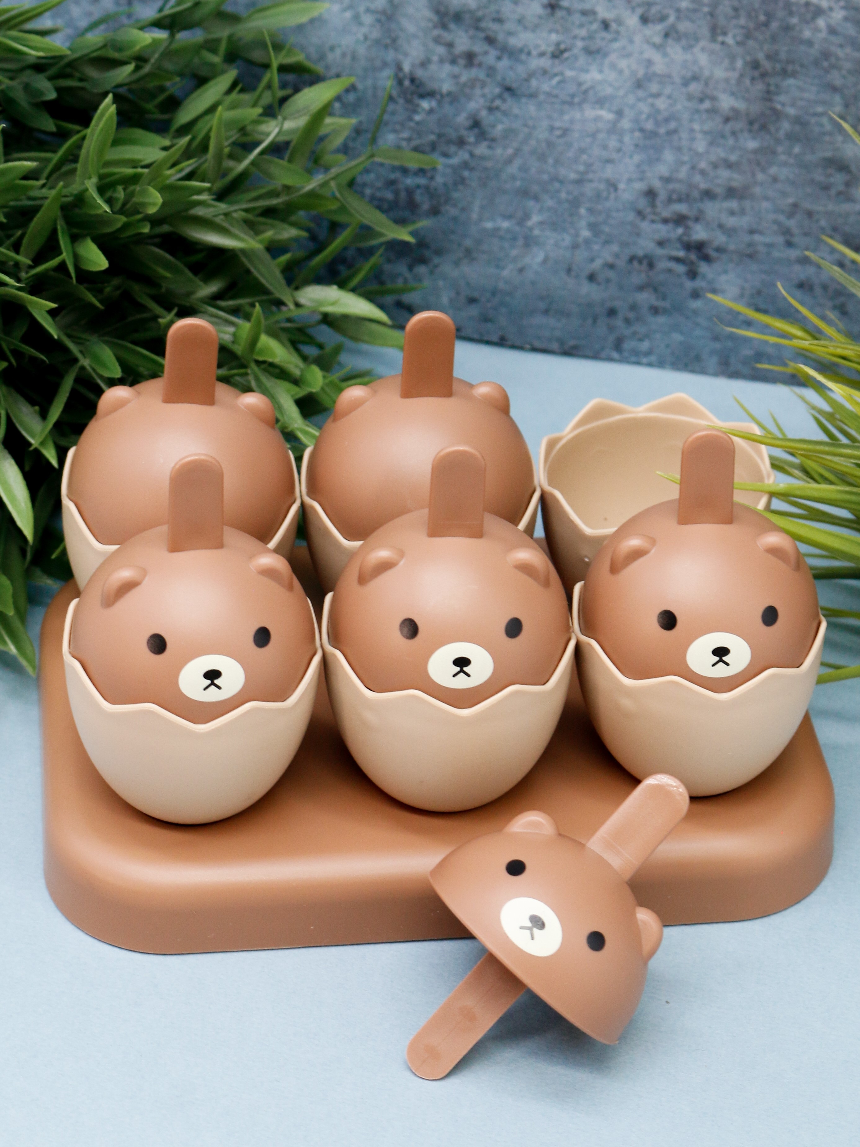 Формочки для мороженого iLikeGift Bear brown - фото 2