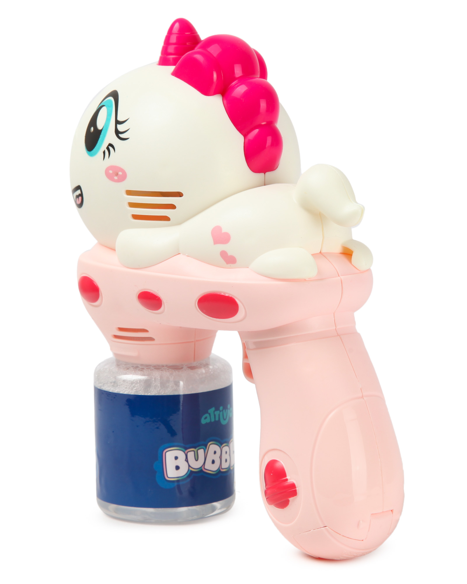 Пистолет для выдувания пузырей Attivio Единорог на облачке в ассортименте - фото 6