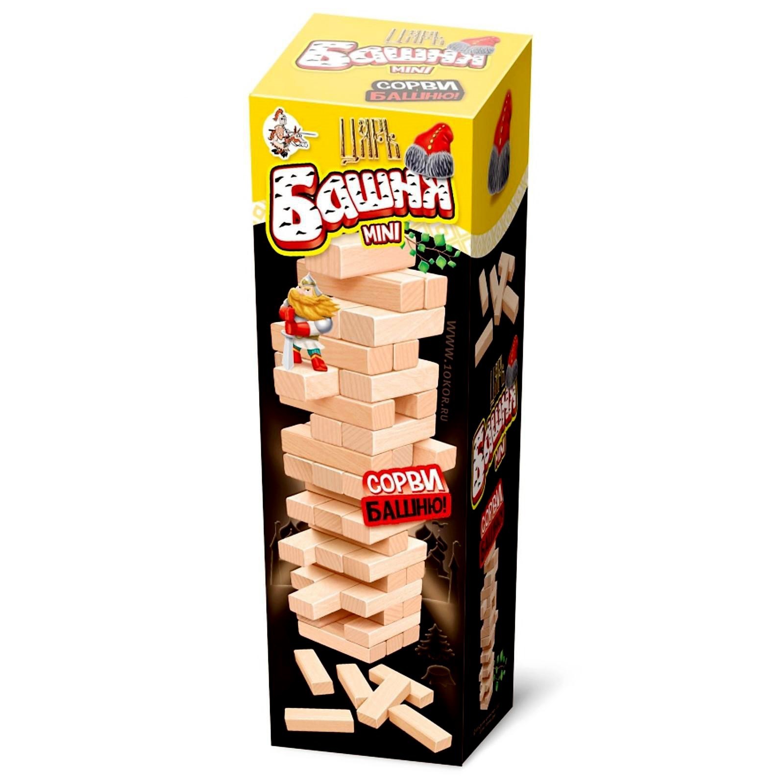 Настольная игра Funny Toys Дженга «Царь Башня. Падающая башня» - фото 2