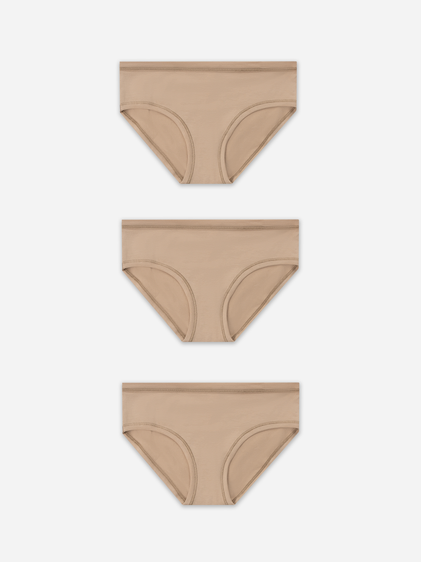 Трусы 3 шт Mark Formelle (Марк Формэль) 417747-3/обжаренный миндаль - фото 1