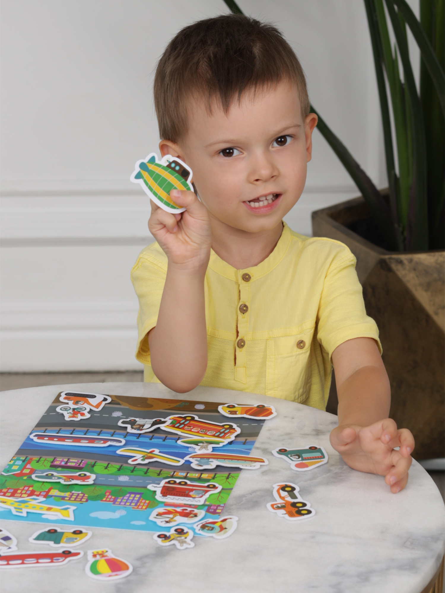 Игра развивающая Дрофа-Медиа Игра с липучками. Едем плывём летим 4245 - фото 7