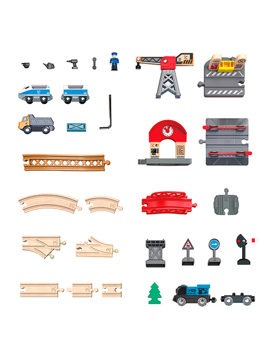 Набор железнодорожный Hape 91 см E3766_HP - фото 6