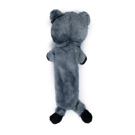 Игрушка для собак Barbaks Енот Богдан мягкая пищит шуршит 35*16см