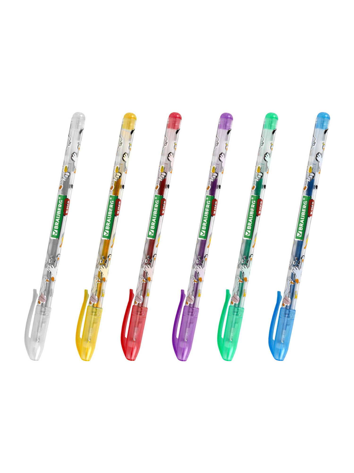Ручка гелевая Brauberg 6 шт. - фото 10