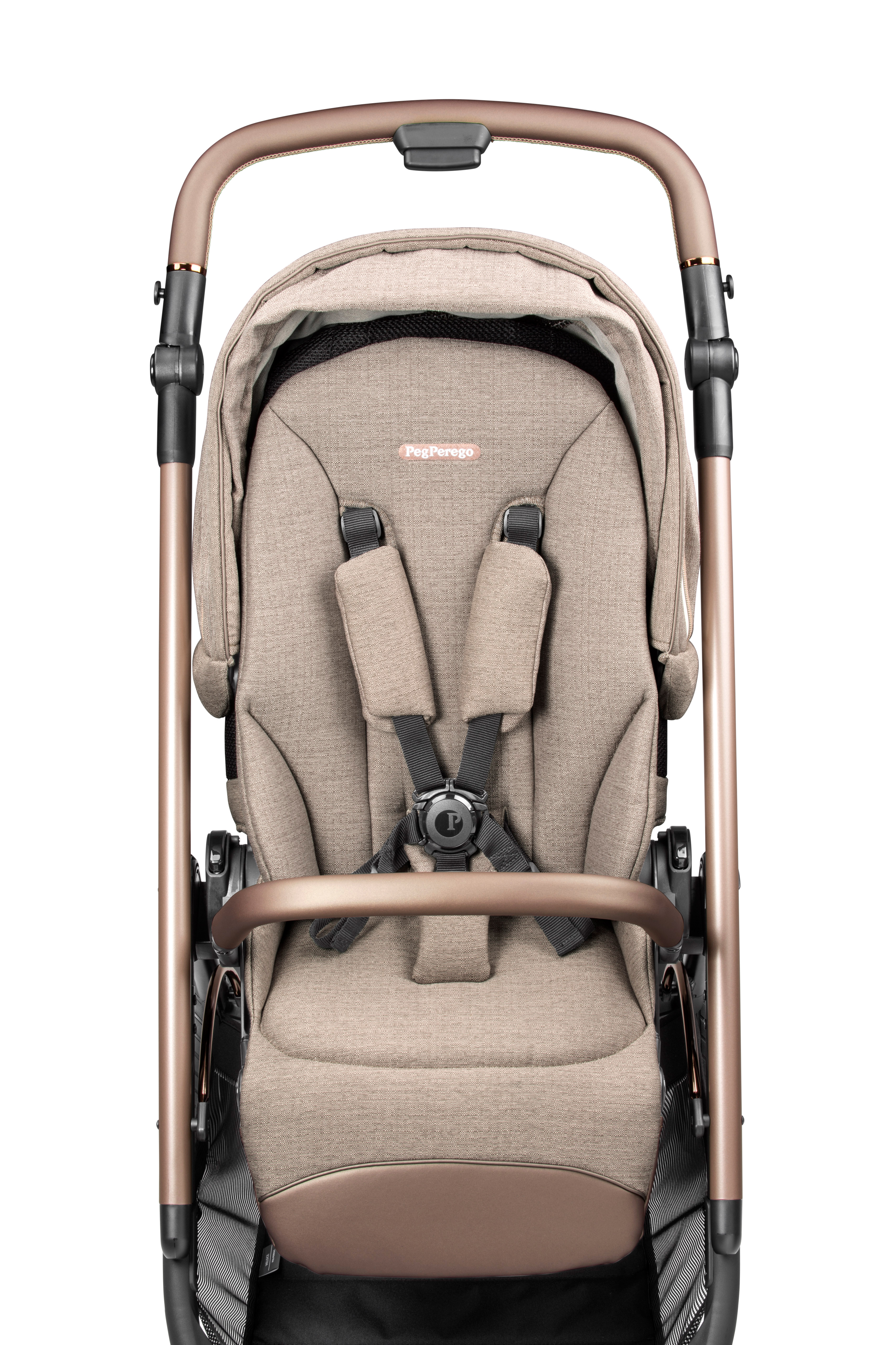 Коляска прогулочная Peg-Perego Veloce TC розовый - фото 7