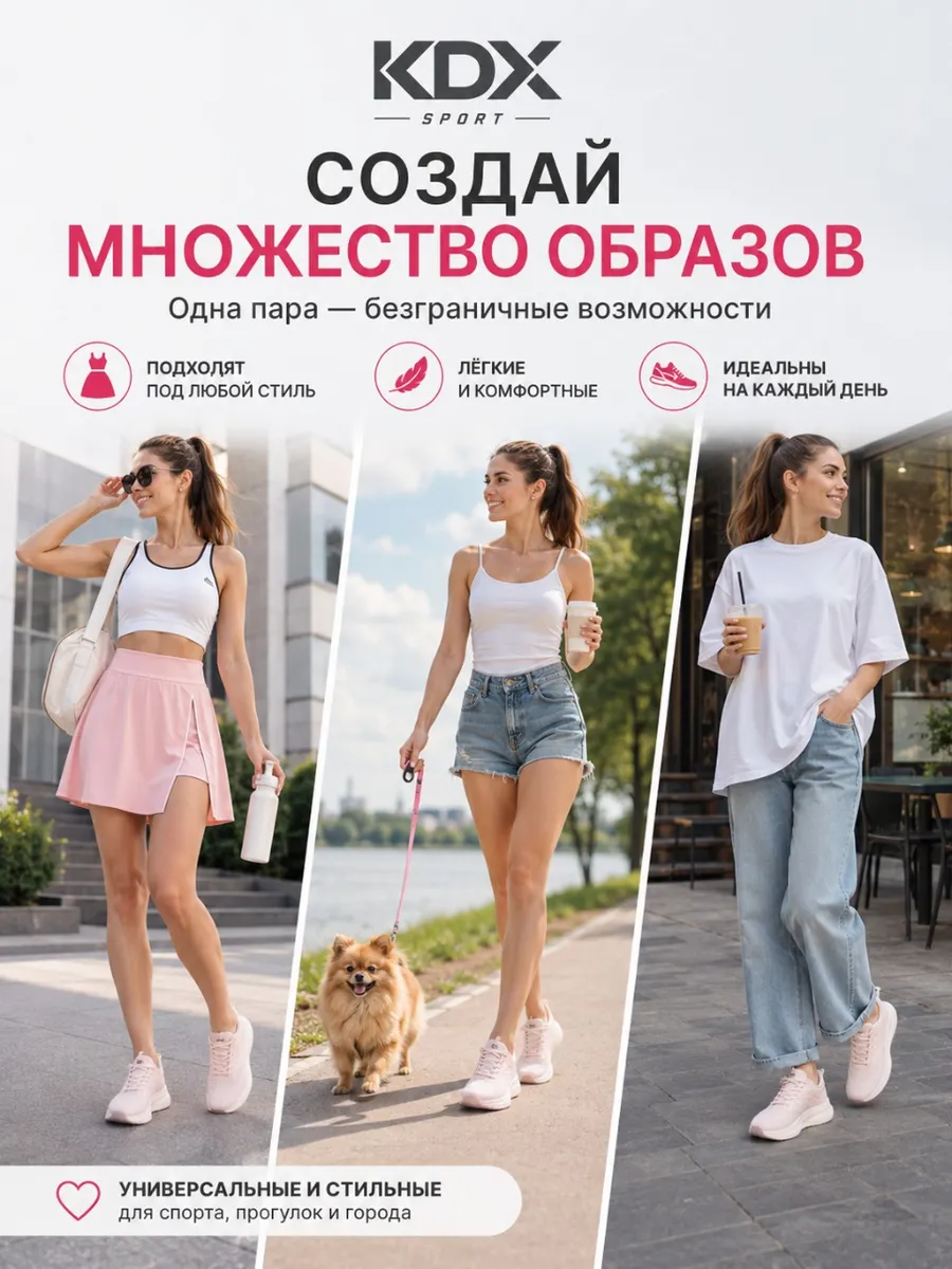 Кроссовки KDX HUY-01 pink - фото 6