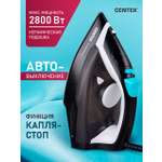 Утюг CENTEK CT-2314 черный керам. покрытие подошвы автооткл. капля стоп самоочистка шнур 2м