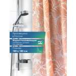 Штора для ванной комнаты и душа VILINA текстильная водоотталкивающая 180х180 см полиэстер