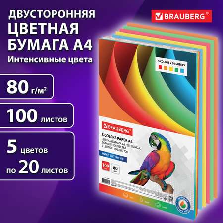 Бумага офисная Brauberg 100 лист.