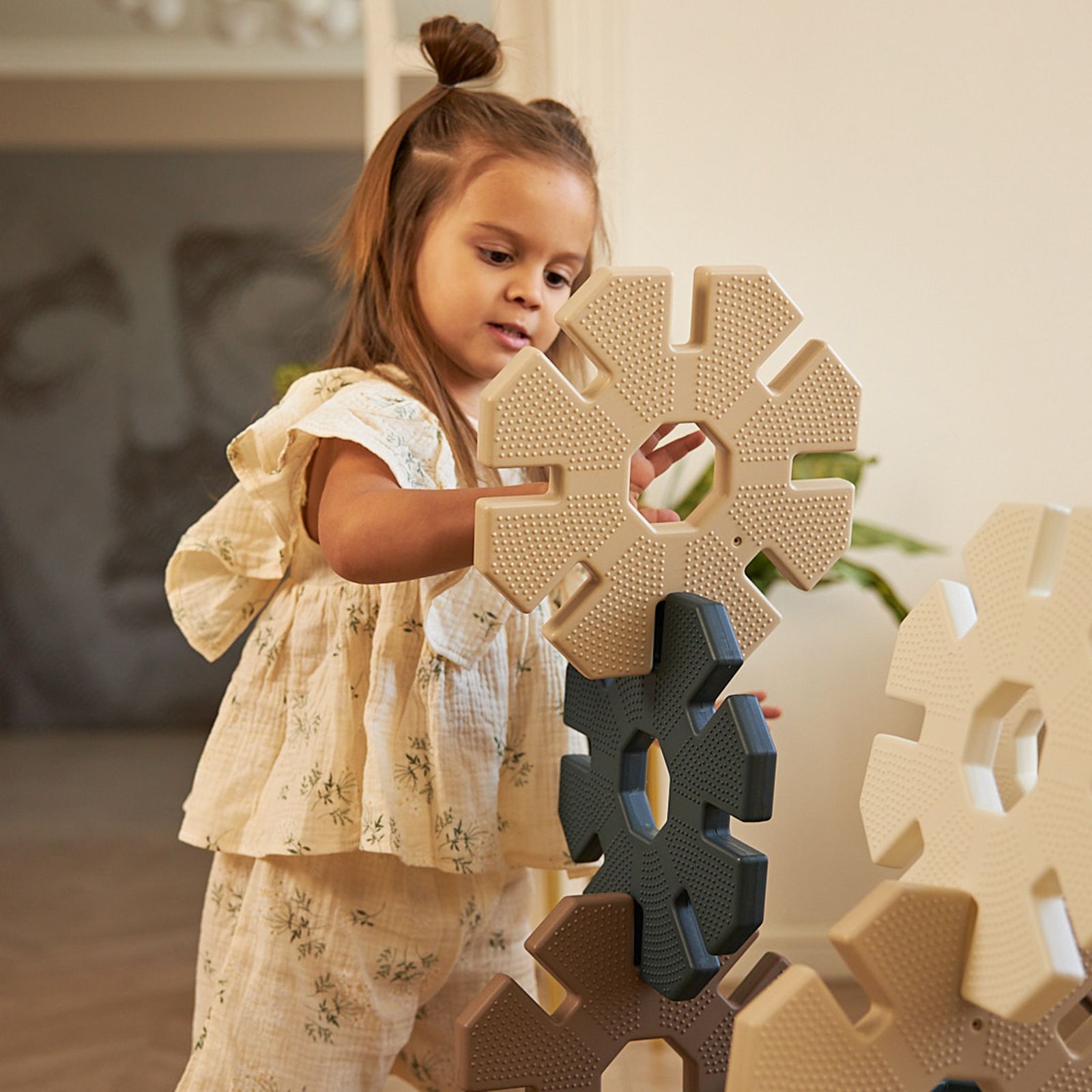 Конструктор UNIX Kids Snowflakes 16 дет. - фото 9