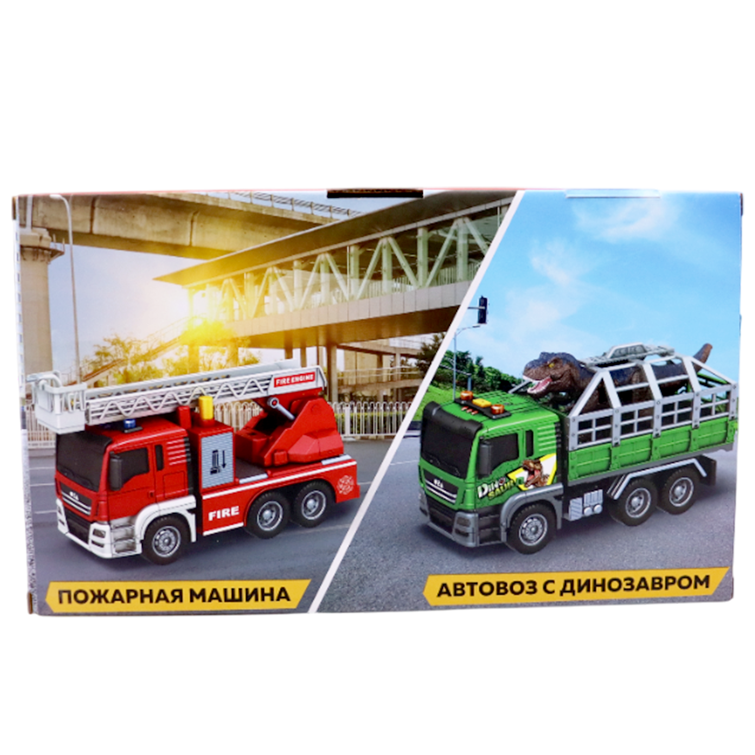 Пожарная машина Funky Toys FT1214924 - фото 7