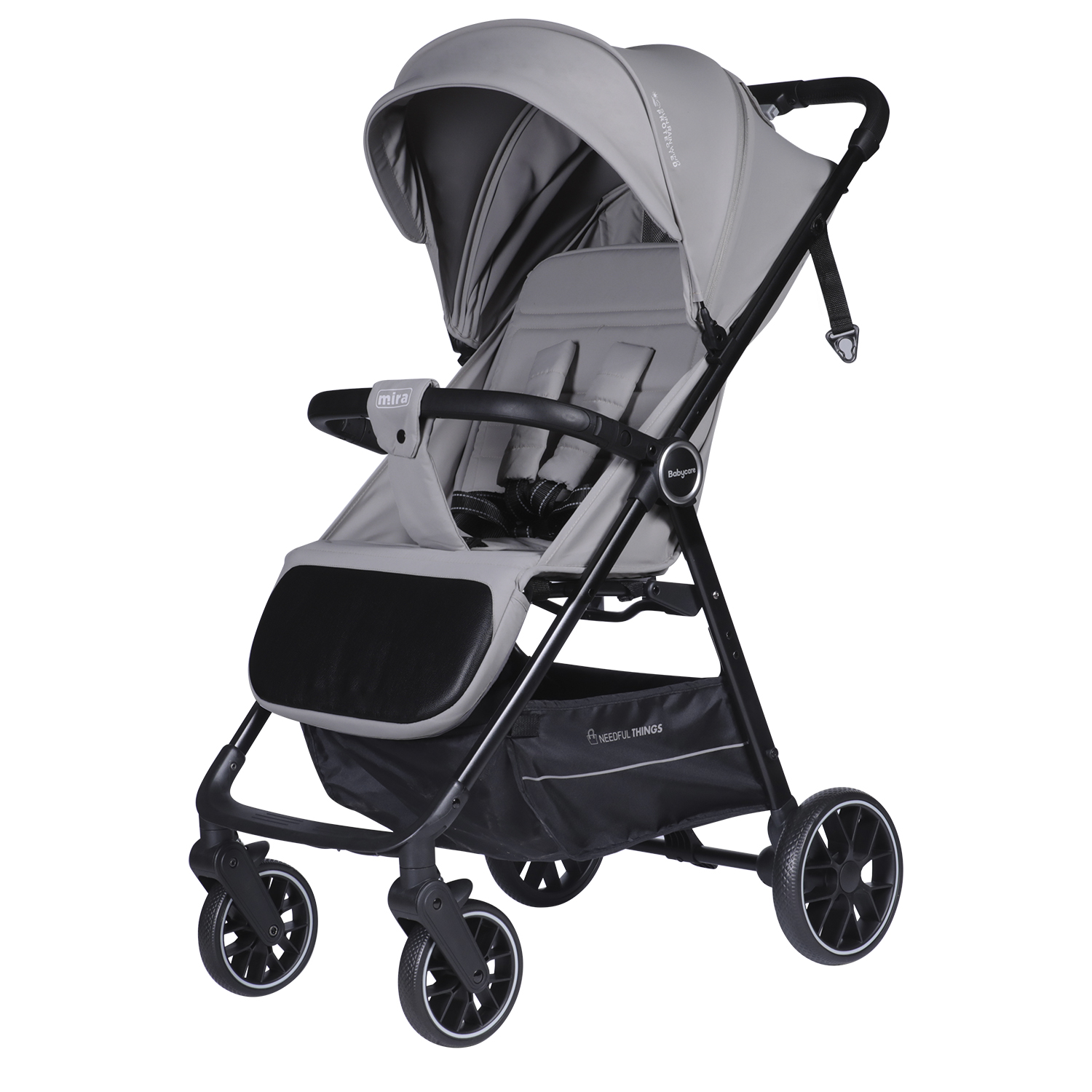 Изображение товара Коляска прогулочная BabyCare Mira серебрянный серый