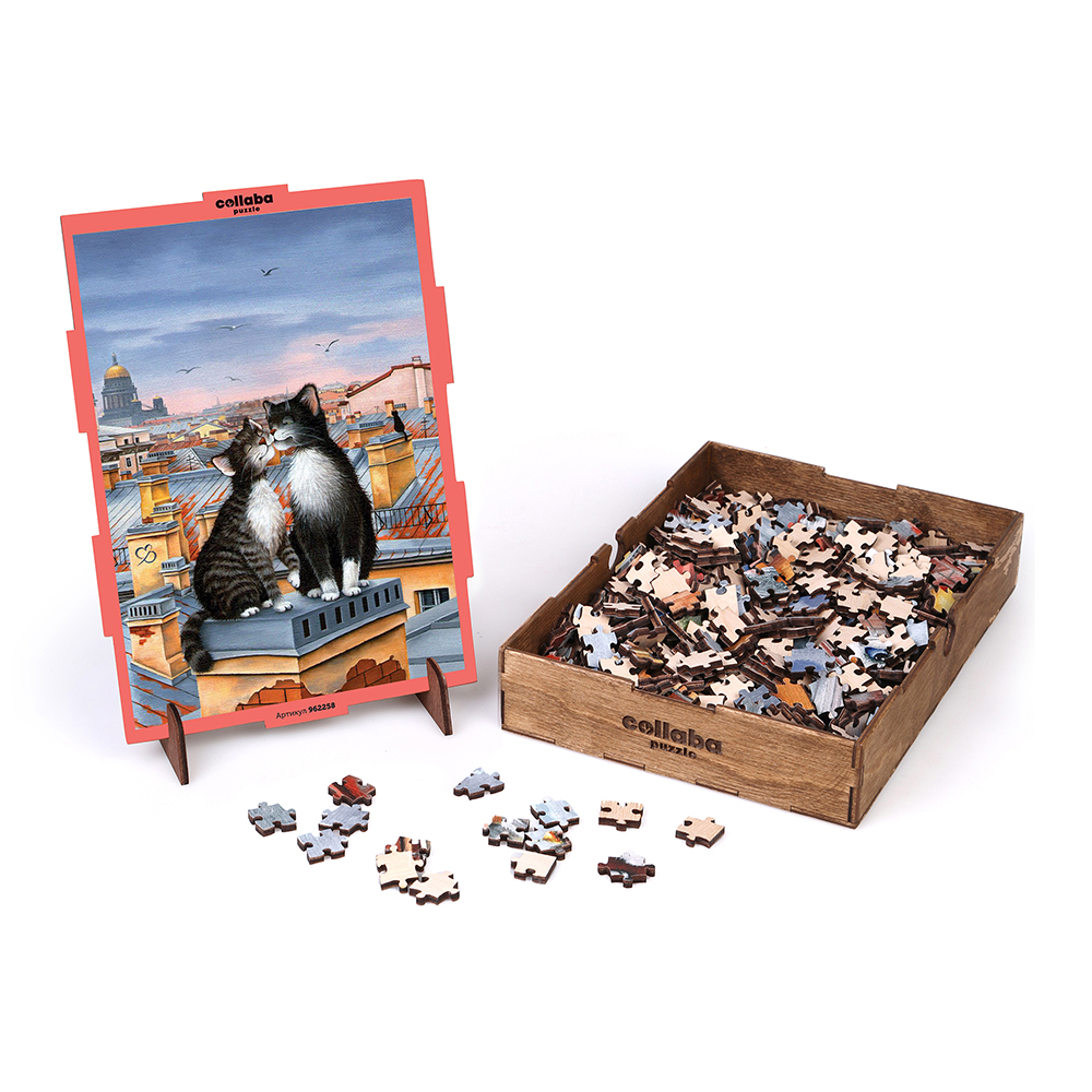 Пазл Collaba puzzle деревянный - фото 8