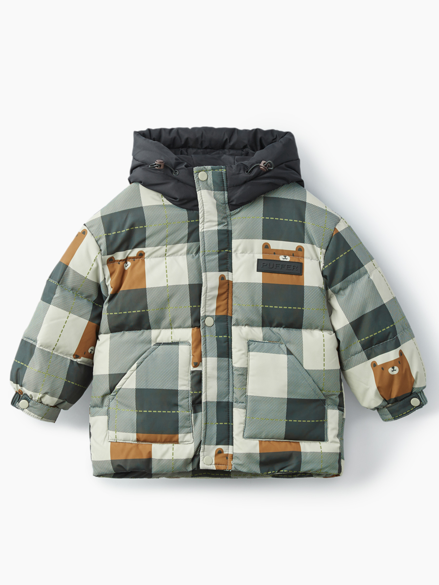 Пуховик Happy Baby 89109-1_plaid - фото 17