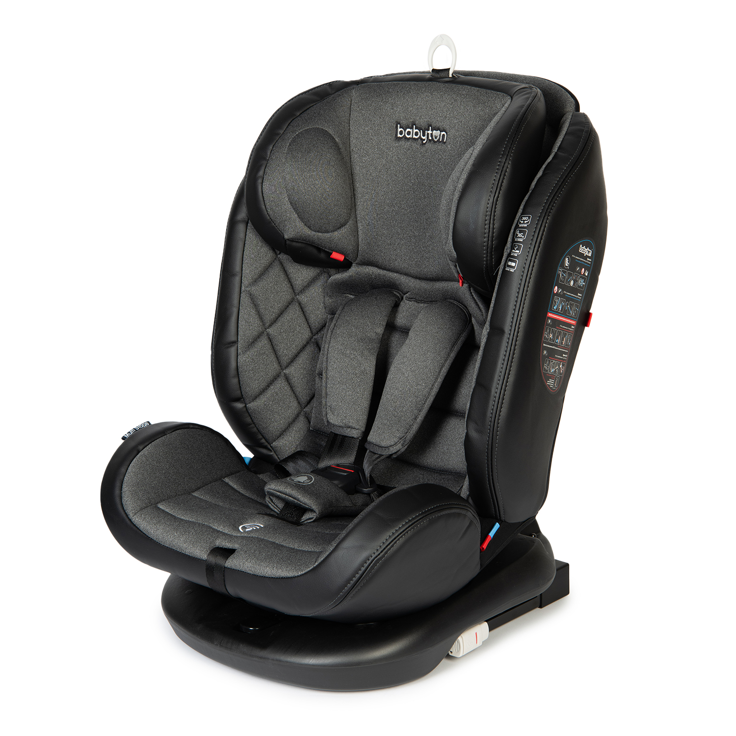 Автокресло Babyton Multi-Stage Black Isofix 0+/1/2/3 (0-36 кг) - фото 16