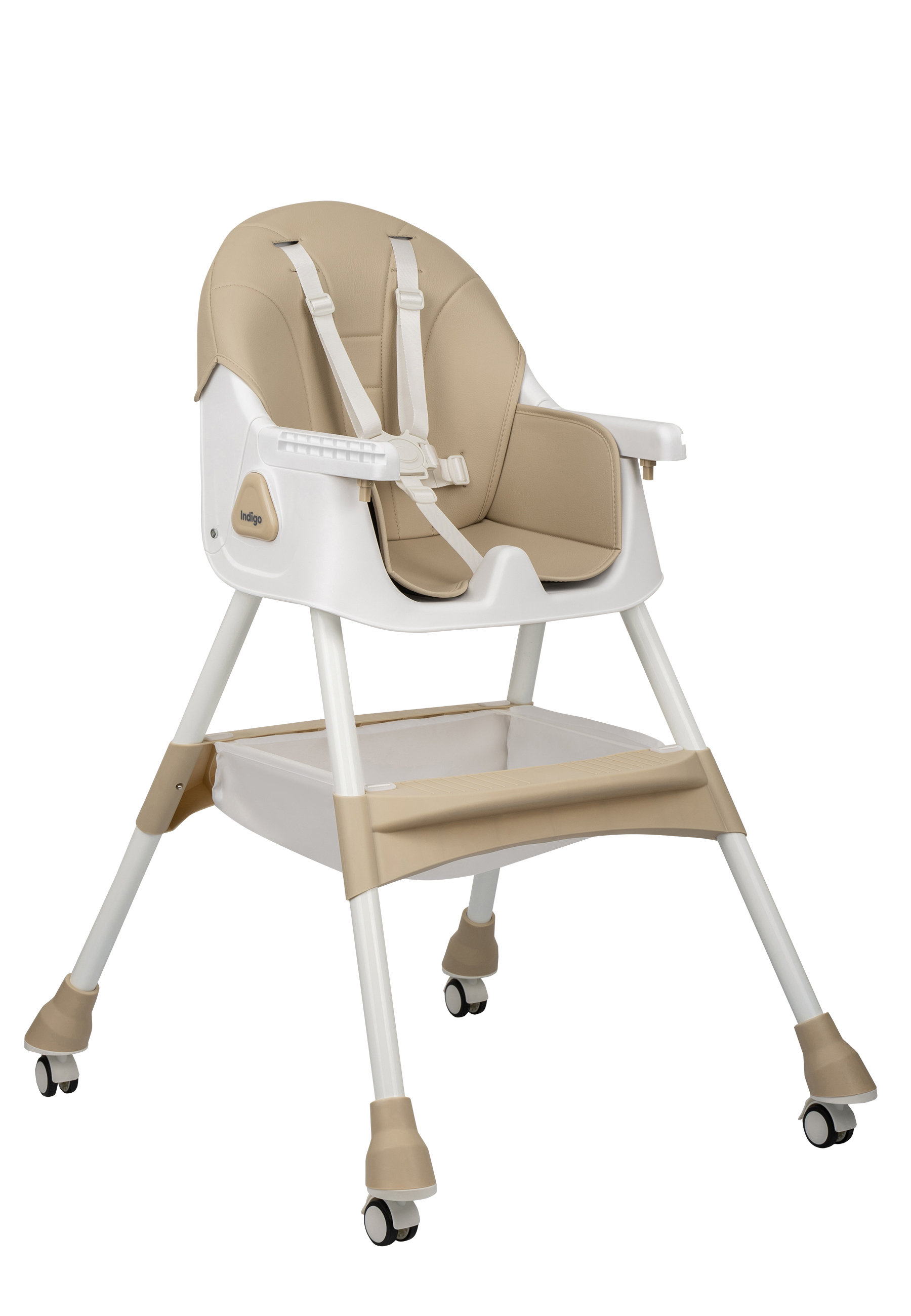 Стульчик для кормления Indigo Corn Flex бежевый - фото 2