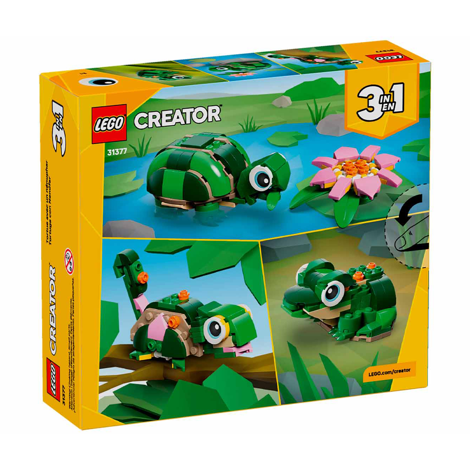 Конструктор LEGO Creator Черепаха 124 дет. - фото 3