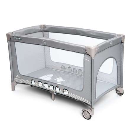 Манеж Babyton Play Box Grey P612