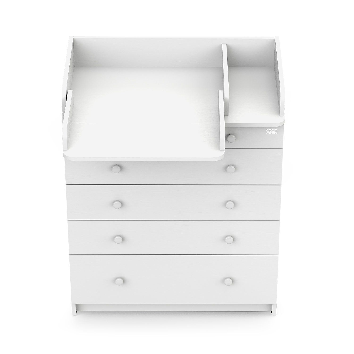 Комод пеленальный aton baby furniture Leo (белый) - фото 6