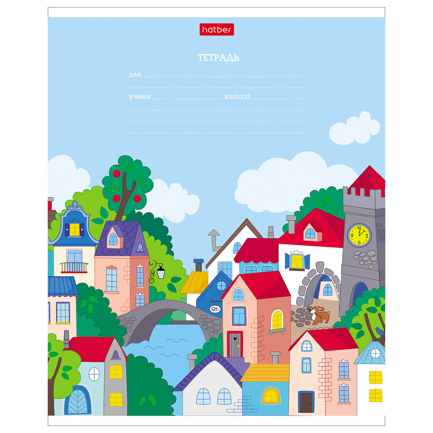 Тетрадь Hatber клетка 12 лист. в ассортименте - фото 2