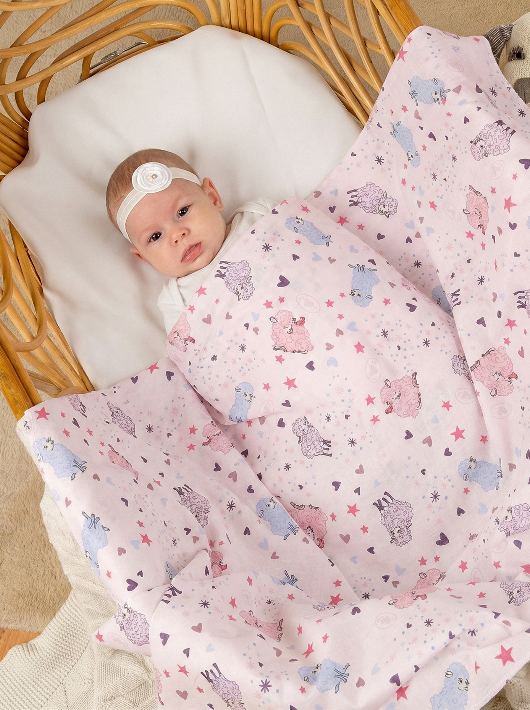 Пелёнка Чудо-Чадо Вариации ситец 95х120 см 2 шт. - фото 4