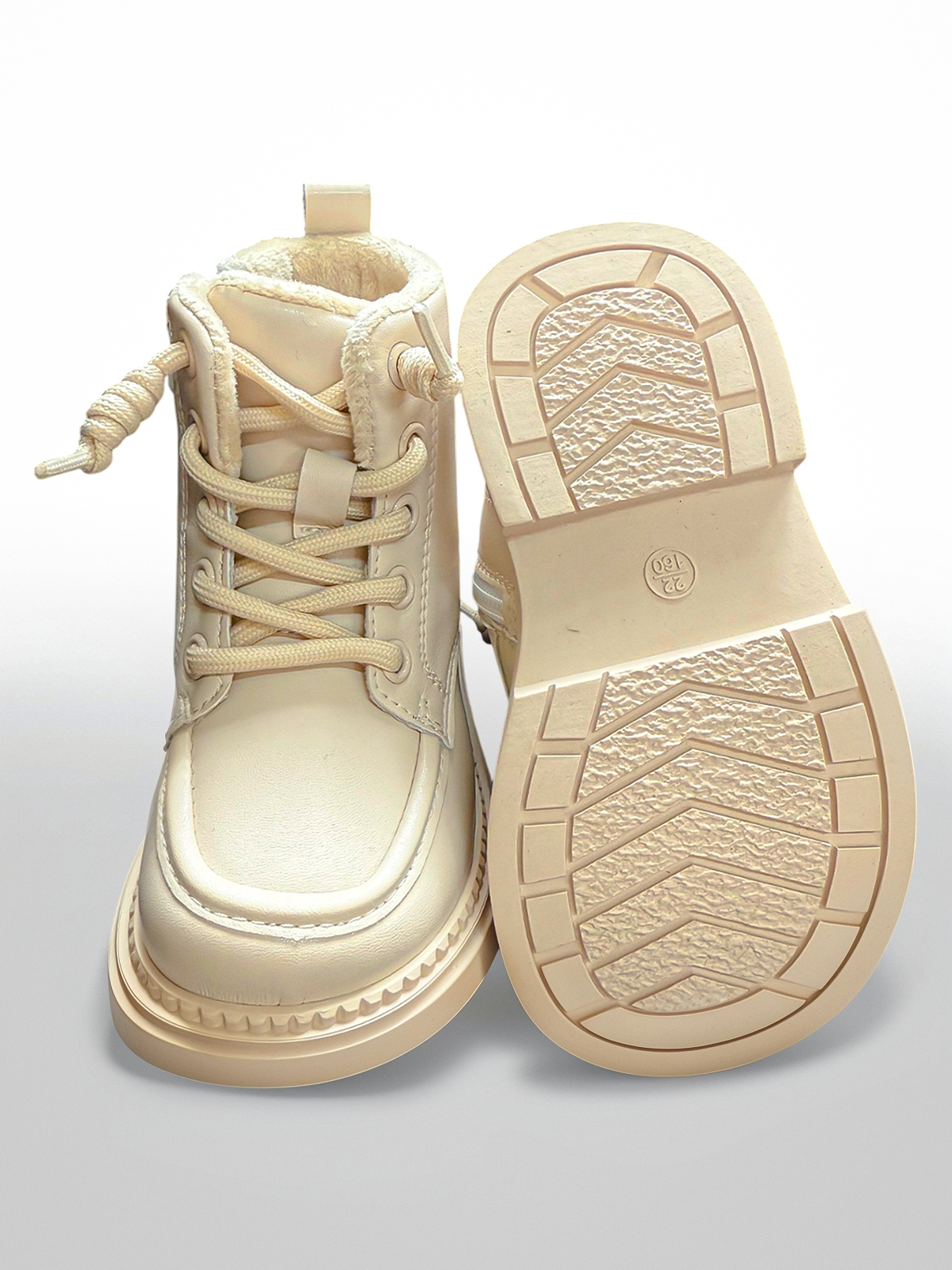 Ботинки . ботинки_молочные - фото 3