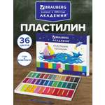 Пластилин Brauberg 36 цв.