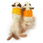 Игрушка для кошек Barbaks Мышки-норушки 2шт 13см