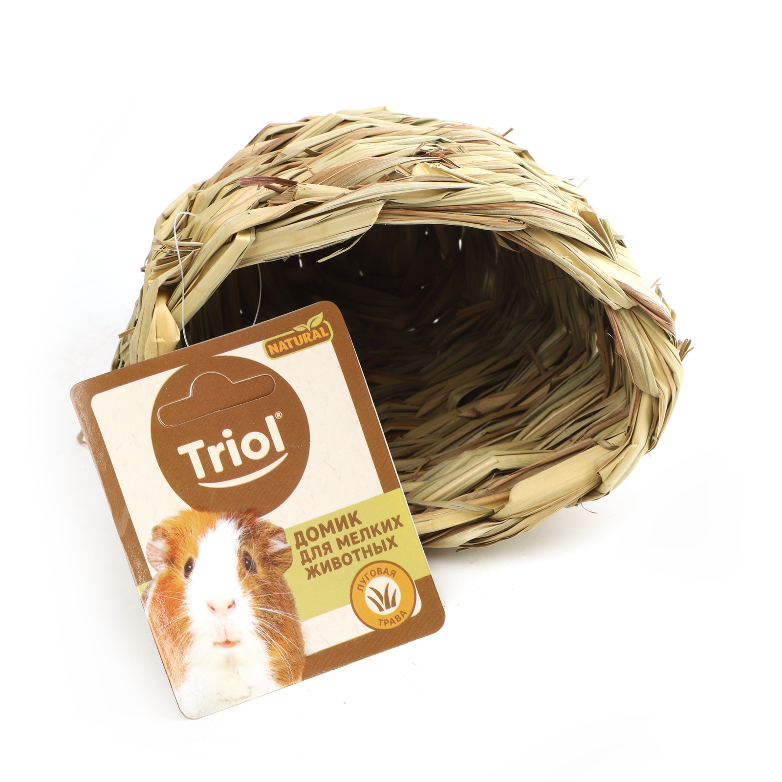 Домик для мелких животных Triol Natural Норка малая из луговых трав - фото 6