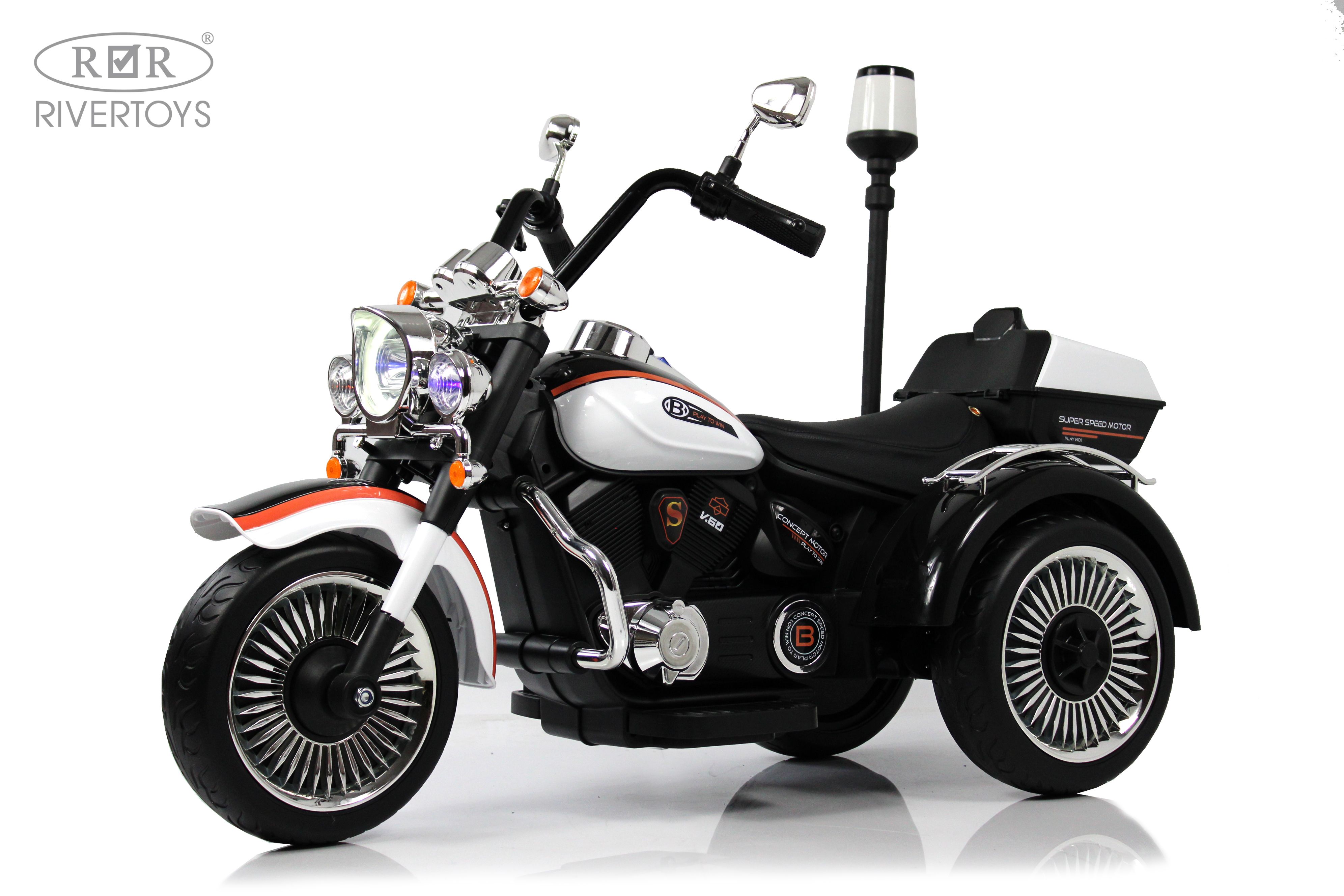 Электромобиль RIVERTOYS K003PX-WHITE - фото 13