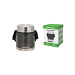 Термос BoomHouse для чая кофе еды 1 литр с широким горлом и ремешком походный