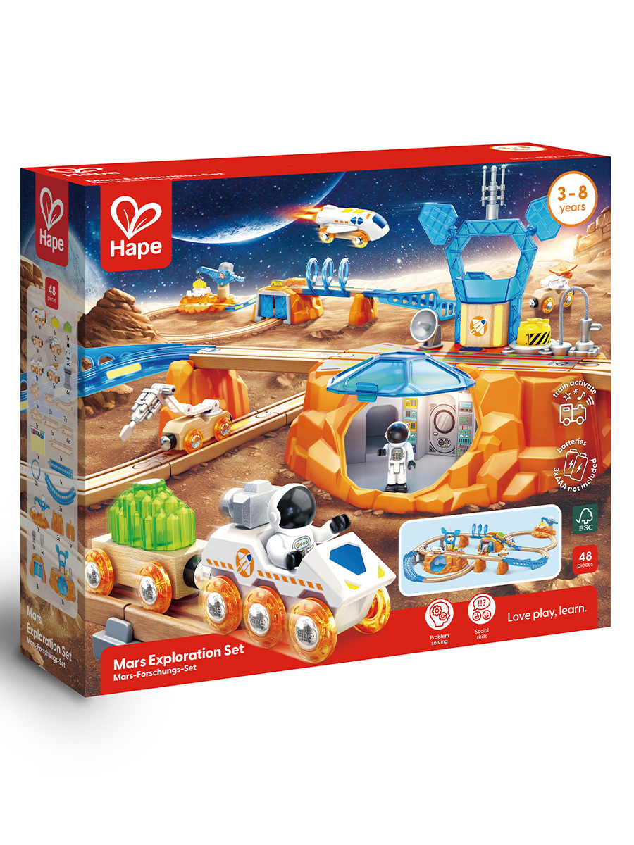 Набор железнодорожный Hape 93.9 см E3799_HP - фото 16