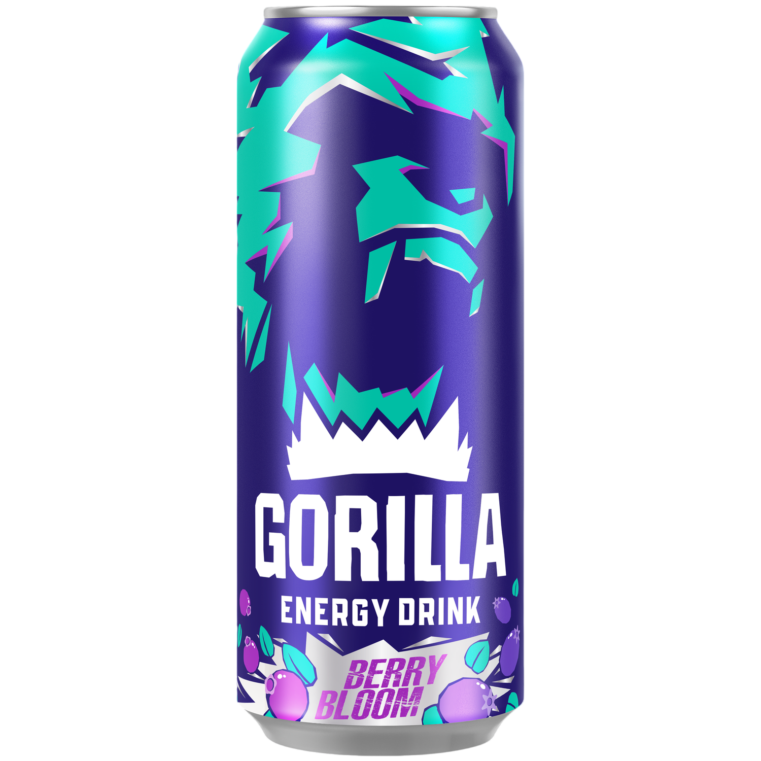 Напиток газированный Gorilla Berry Bloom безалкогольный тонизирующий ж/б 0.45л - фото 2