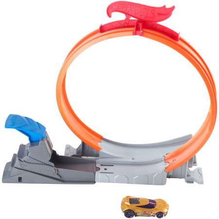 Трек Hot Wheels Огненный прыжок 3 с пусковой установкой
