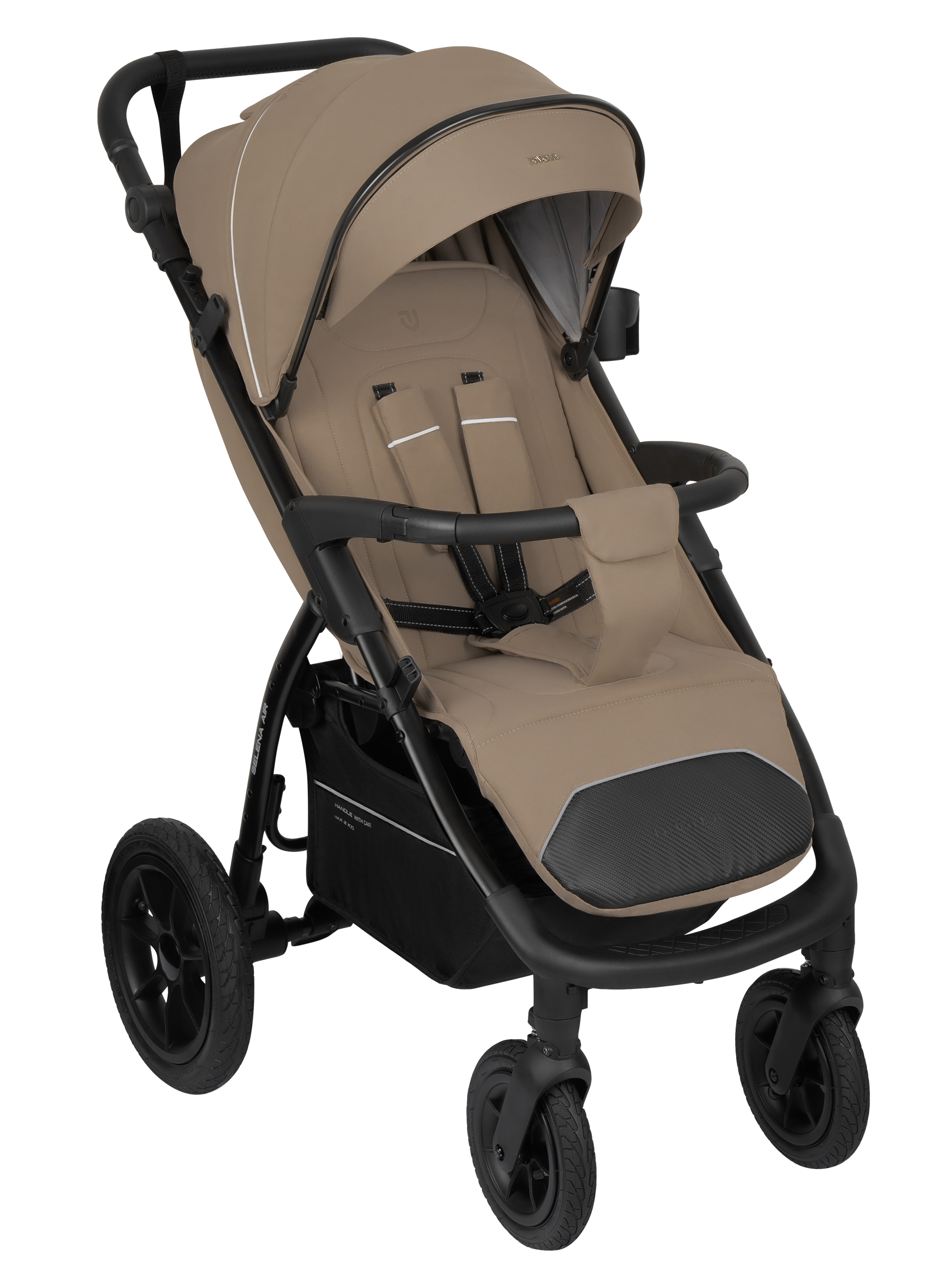Коляска прогулочная JOVOLA Selena Air new бежевый - фото 4