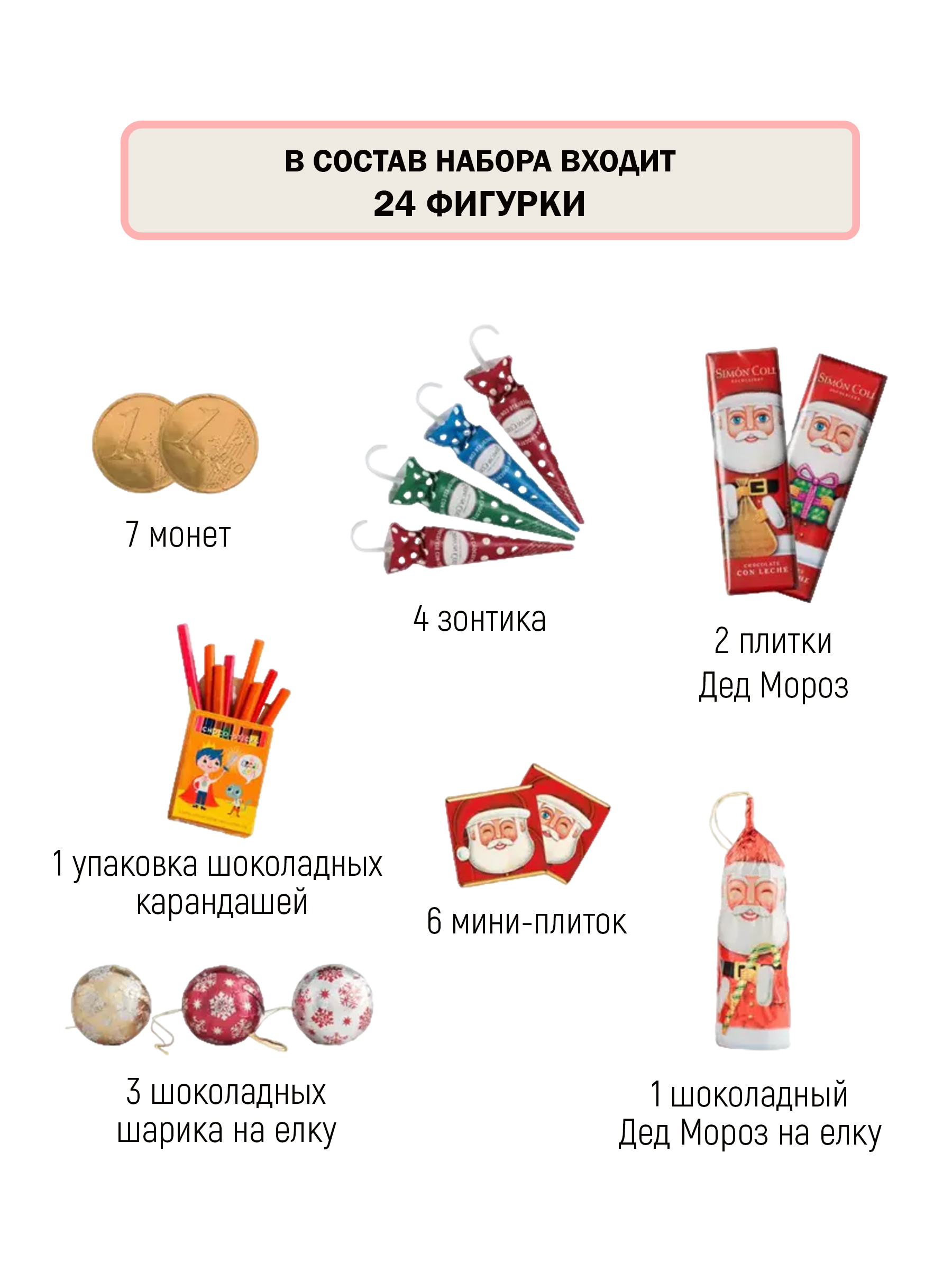 Адвент-календарь Simon Coll Гирлянда - фото 3