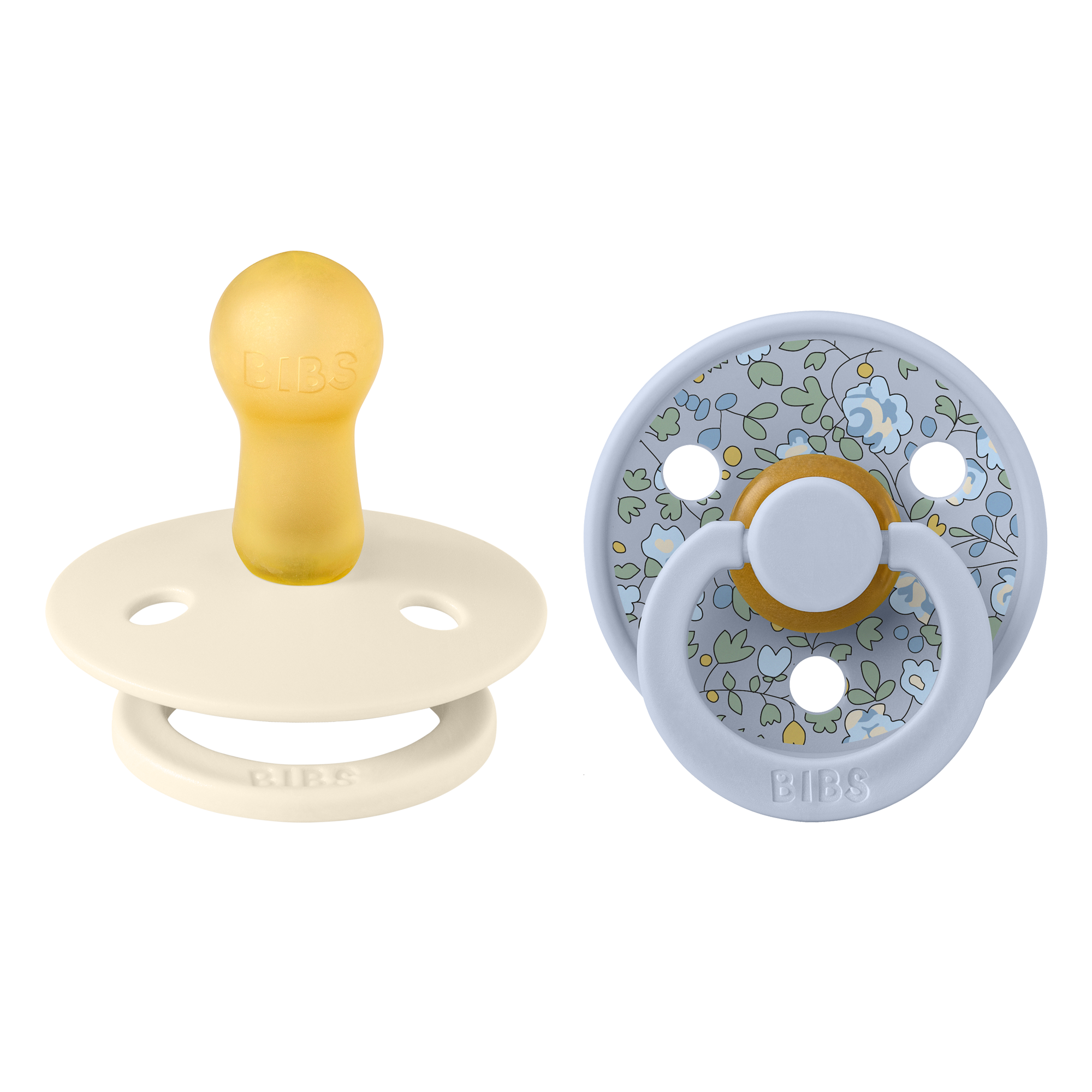 Пустышка BIBS латекс классическая от 6 мес. 2 шт. - фото 1