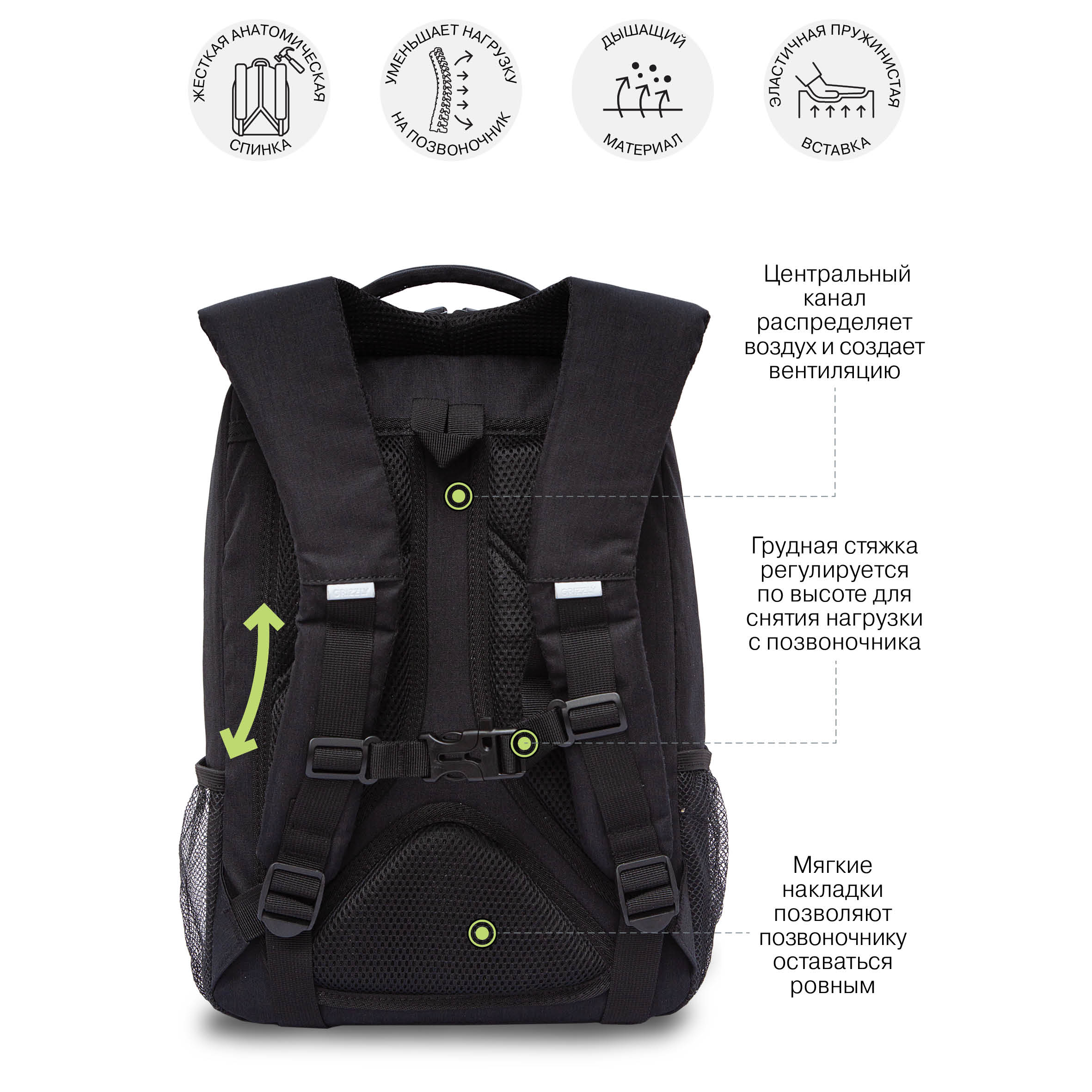 Рюкзак Grizzly Классика - фото 7