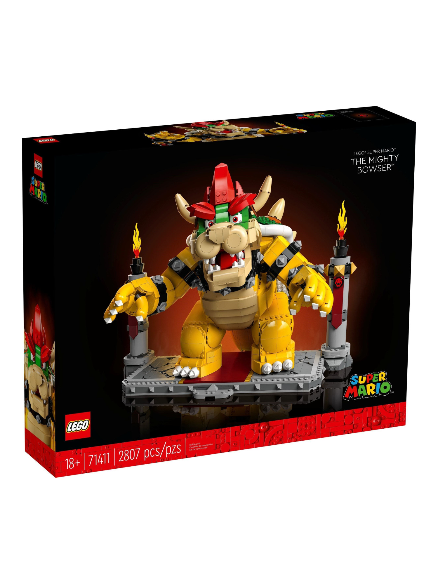 Конструктор LEGO Super Mario Могучий Боузер 2807 дет. - фото 1