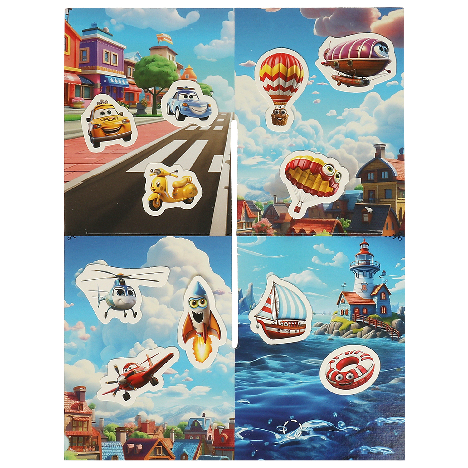 Настольная игра Умные игры Липучки Транспорт - фото 6