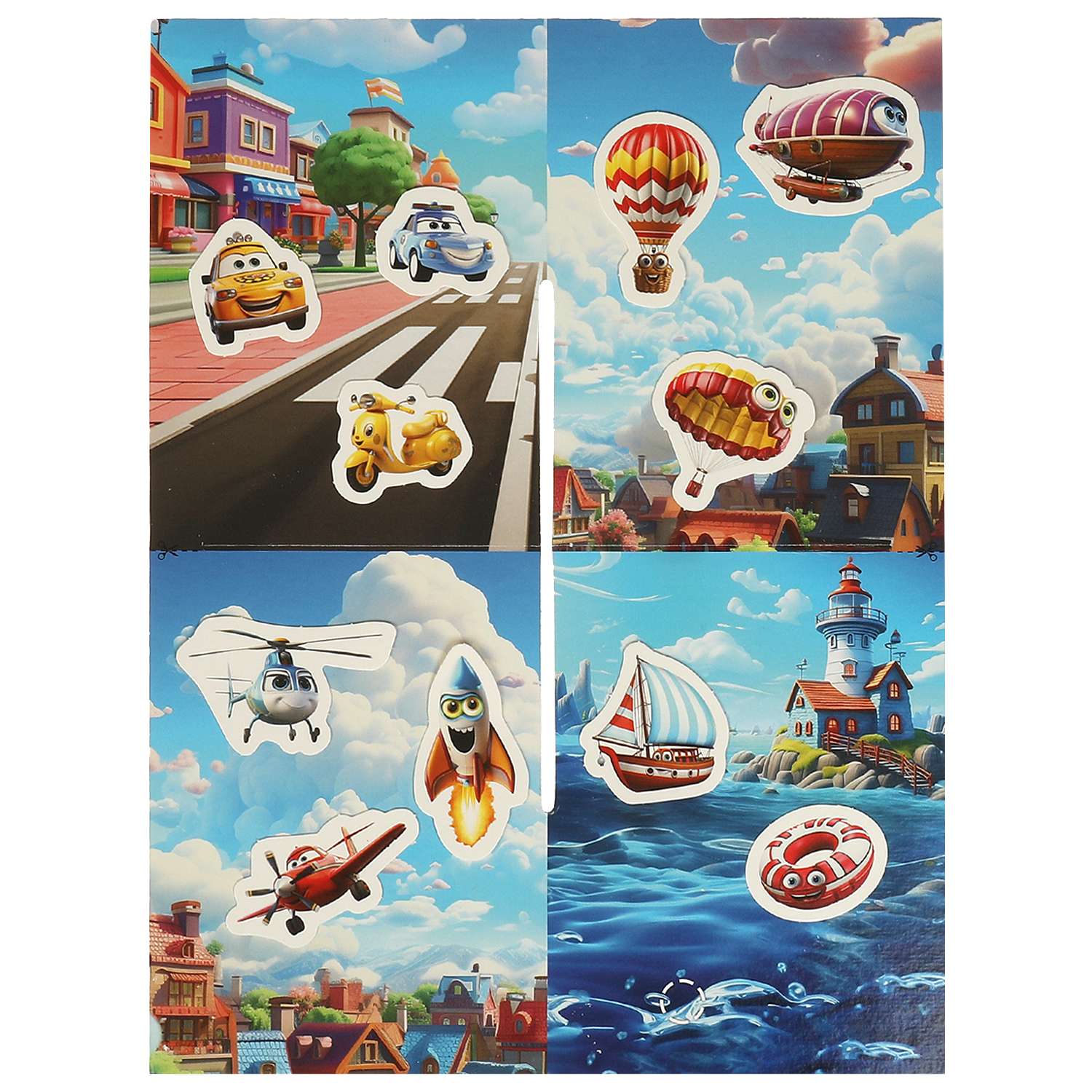 Настольная игра Умные игры Липучки Транспорт - фото 6