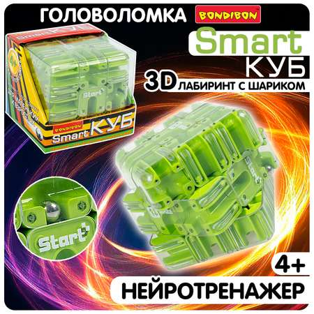 Настольная игра Bondibon Головоломка 3D Smart КУБ