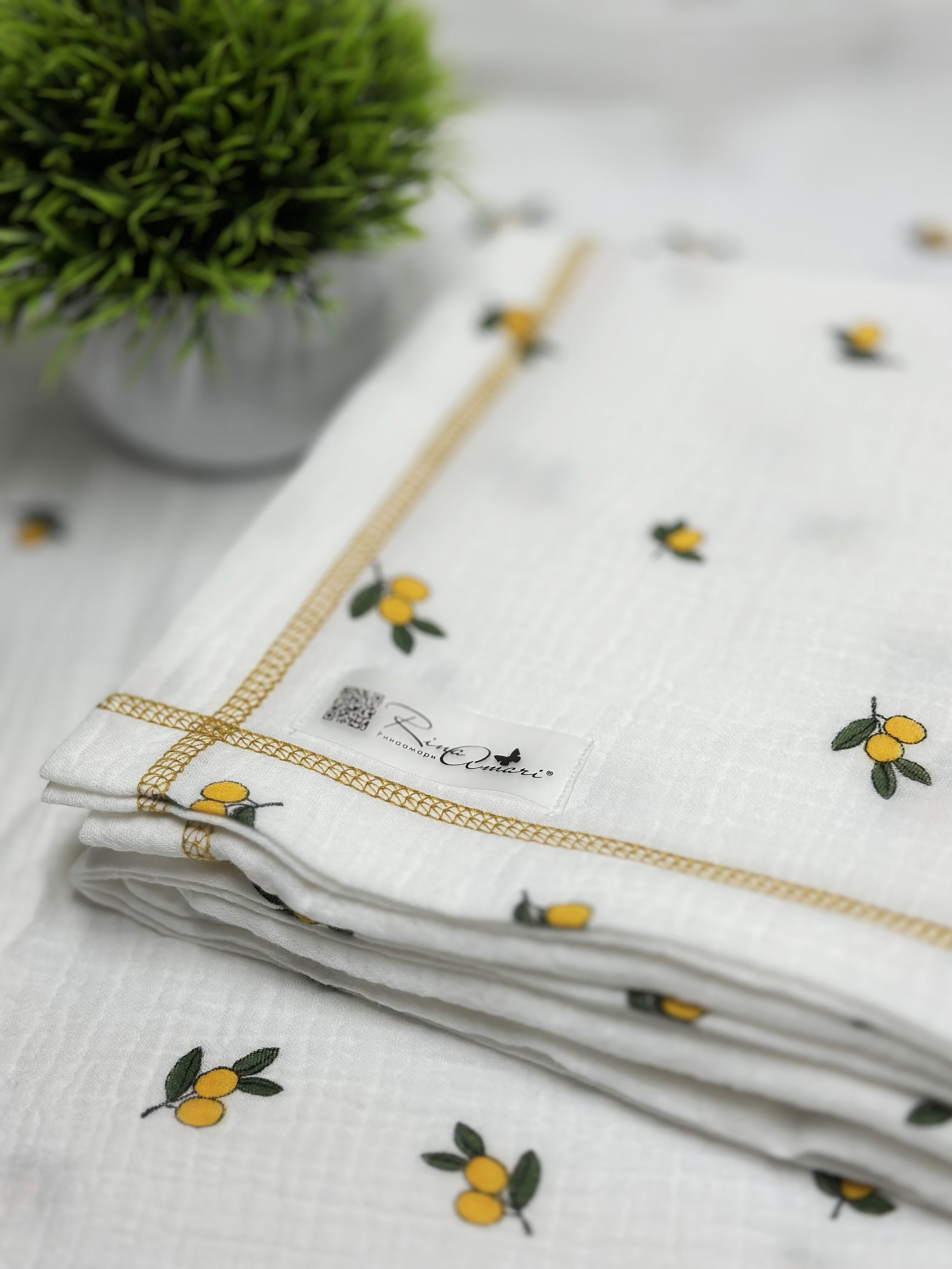 Пелёнка RinaAmari муслин 130x90 см - фото 11