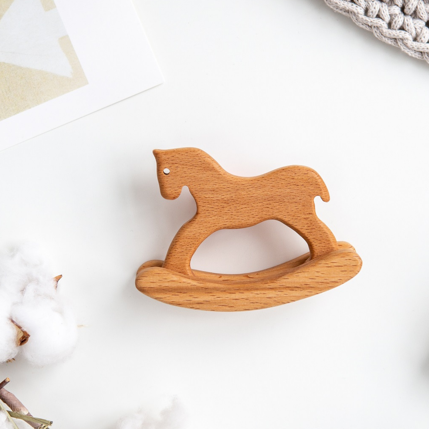 Игрушка Mag Wood погремушка Лошадка - фото 2